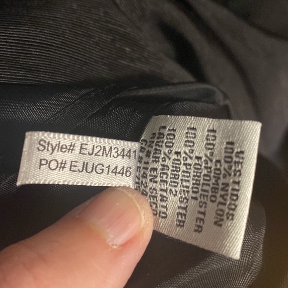 Gorgeous Eliza J black sheer mesh polka dot fit and flare, size 8 - Picture 11 of 12